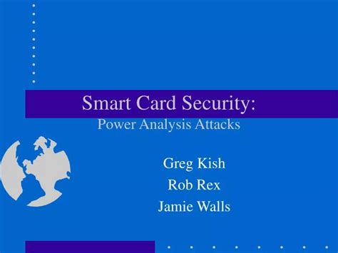 PPT – Smart Card Security: Power Analysis Attacks PowerPoint 